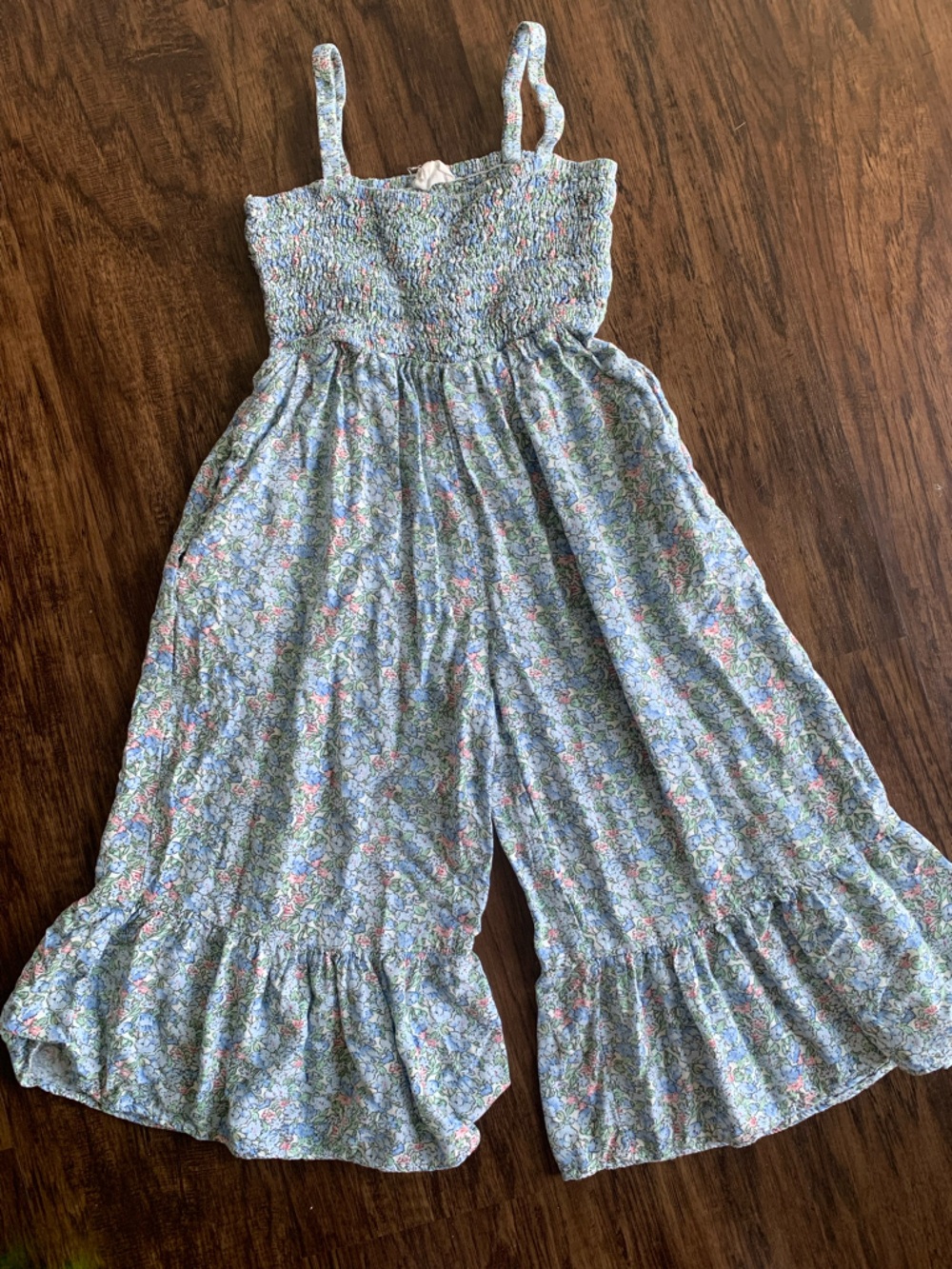 12pm toddler girls floral jumpsuit size small